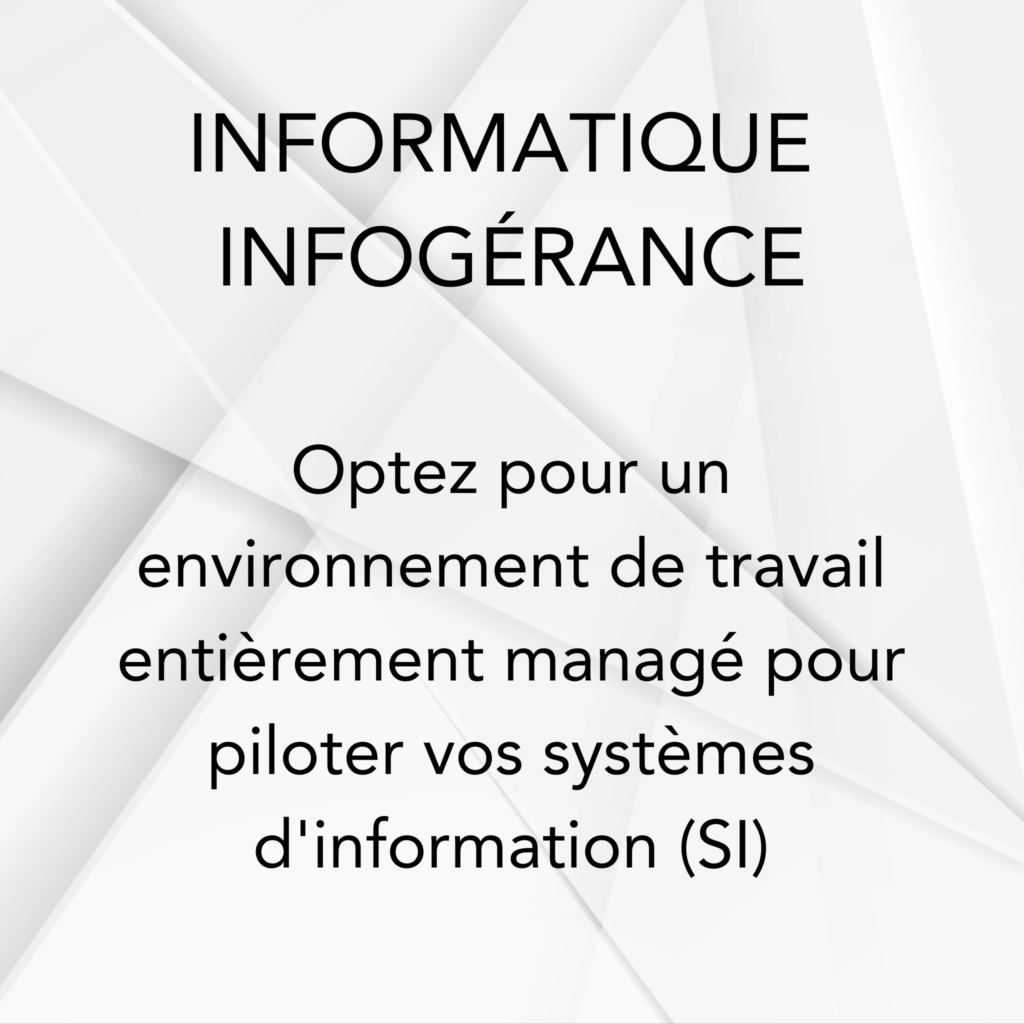 Informatique infogérance