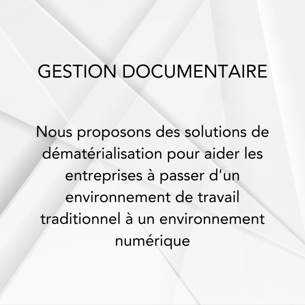 Gestion documentaire