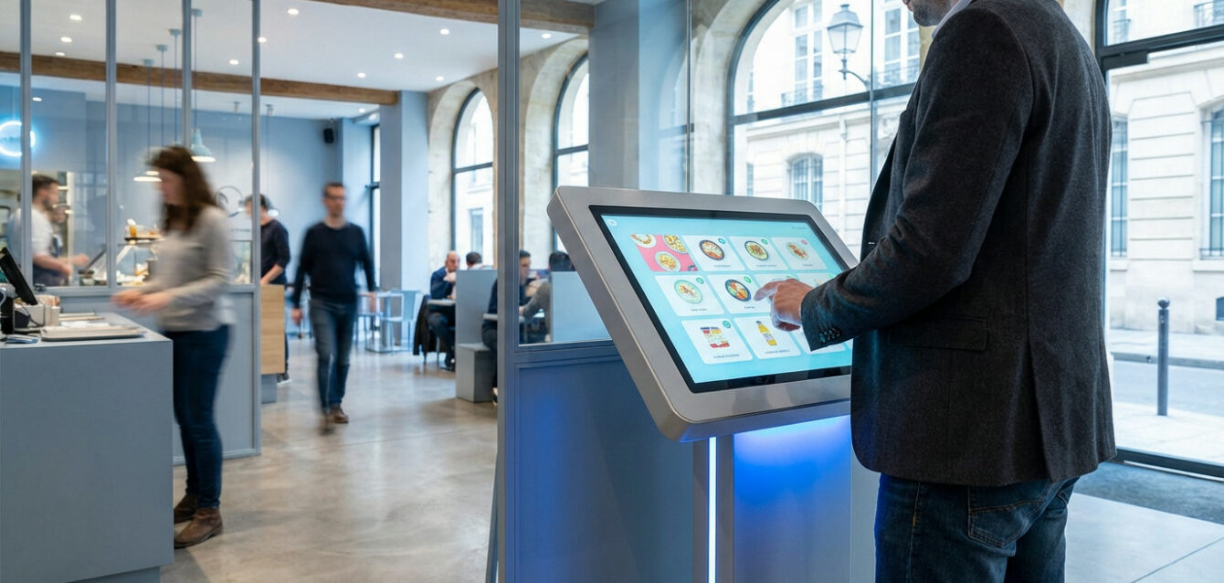 borne-de-commande-experience-client-moderne